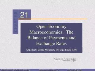 Open-Economy Macroeconomics: The Balance of Payments and Exchange Rates