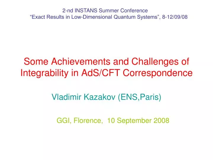 some achievements and challenges of integrability in ads cft correspondence