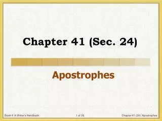 Chapter 41 (Sec. 24 )