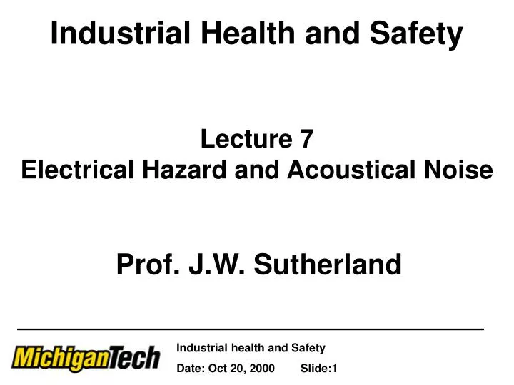 industrial health and safety
