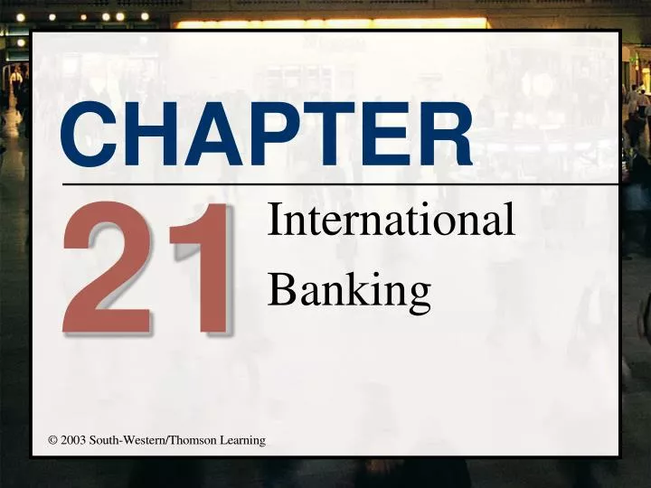 international banking