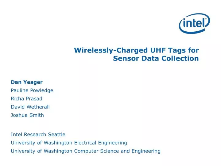 wirelessly charged uhf tags for sensor data collection