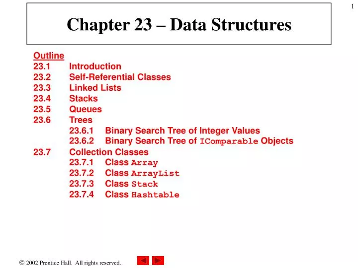 chapter 23 data structures