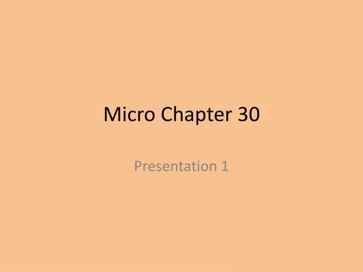 micro chapter 30