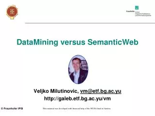 DataMining versus SemanticWeb