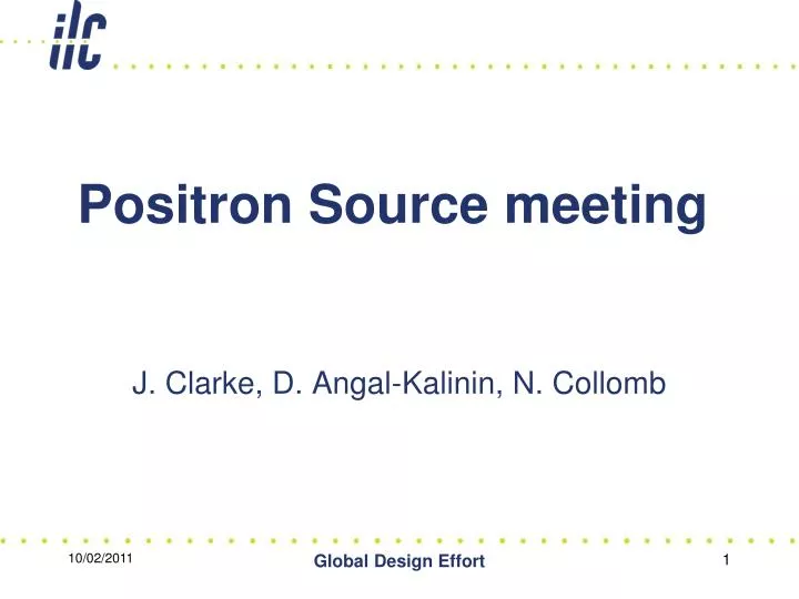 positron source meeting