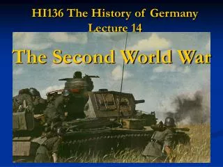 HI136 The History of Germany Lecture 14