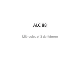 ALC 88