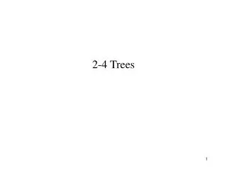 2-4 Trees