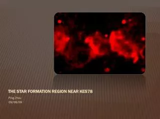 The Star formation region near kes78