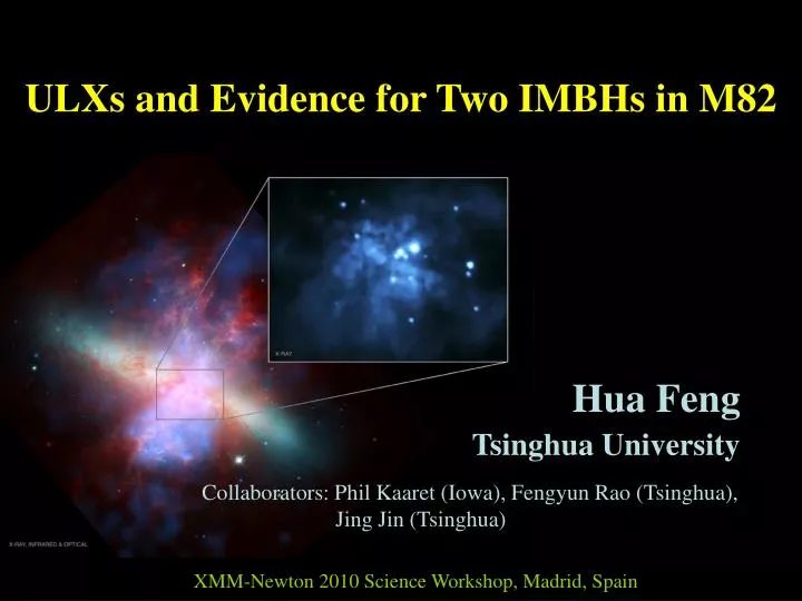 ulxs and evidence for two imbhs in m82