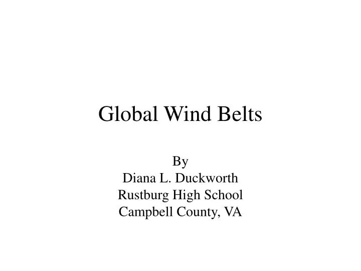global wind belts