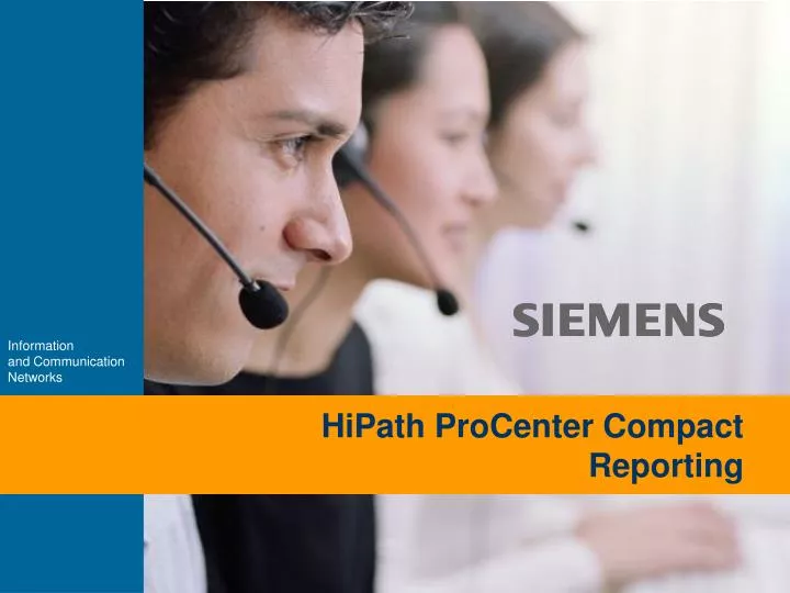 hipath procenter compact reporting