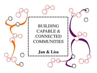BUILDING CAPABLE &amp; CONNECTED COMMUNITIES Jan &amp; Lisa
