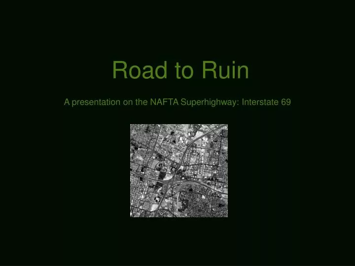 road to ruin