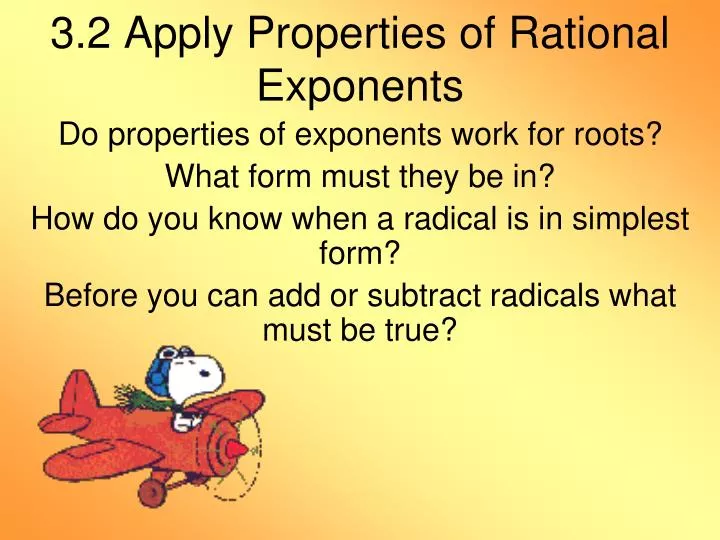 3 2 apply properties of rational exponents