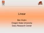 Linear - slide 1