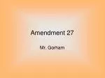 The 27th Amendment: Ensuring Fair Congressional Compensation - slide 1