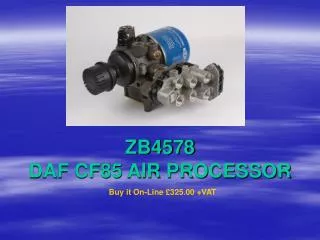 ZB4578 DAF CF85 AIR PROCESSOR