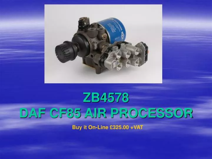 zb4578 daf cf85 air processor