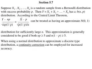 Section 5.7