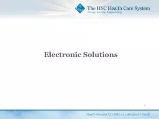 Electronic Solutions