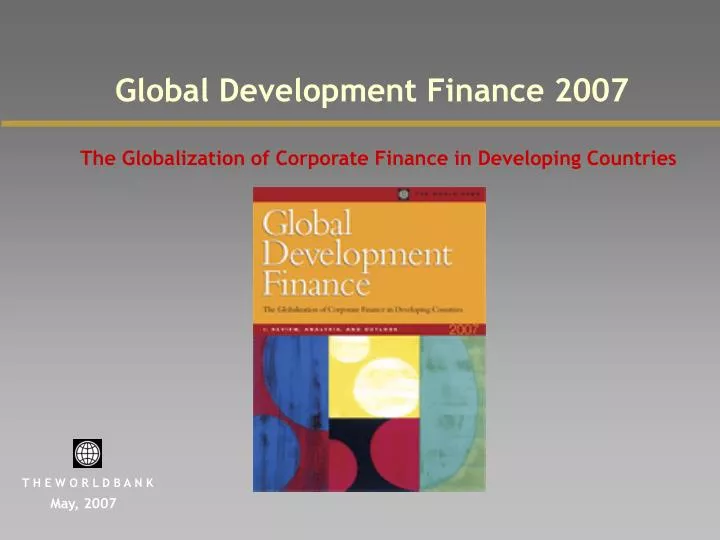 global development finance 2007