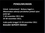 PENGUMUMAN - slide 1