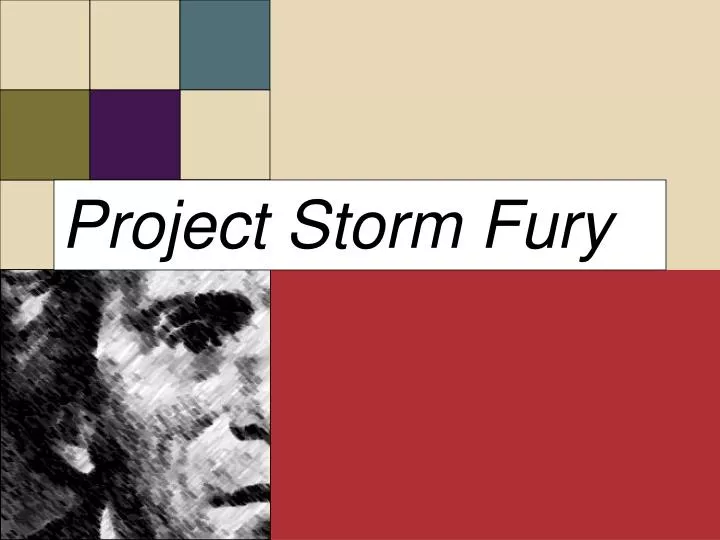 project storm fury