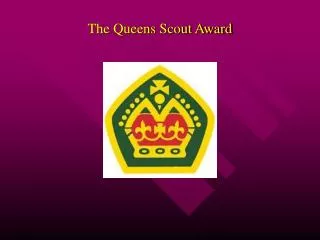 The Queens Scout Award