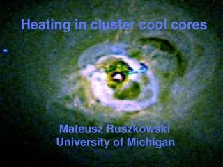 Heating in cluster cool cores