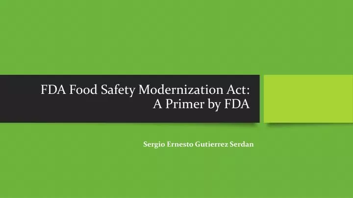 fda food safety modernization act a primer by fda