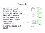 Fractals - slide 1