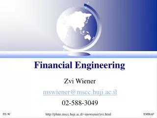 Financial Engineering