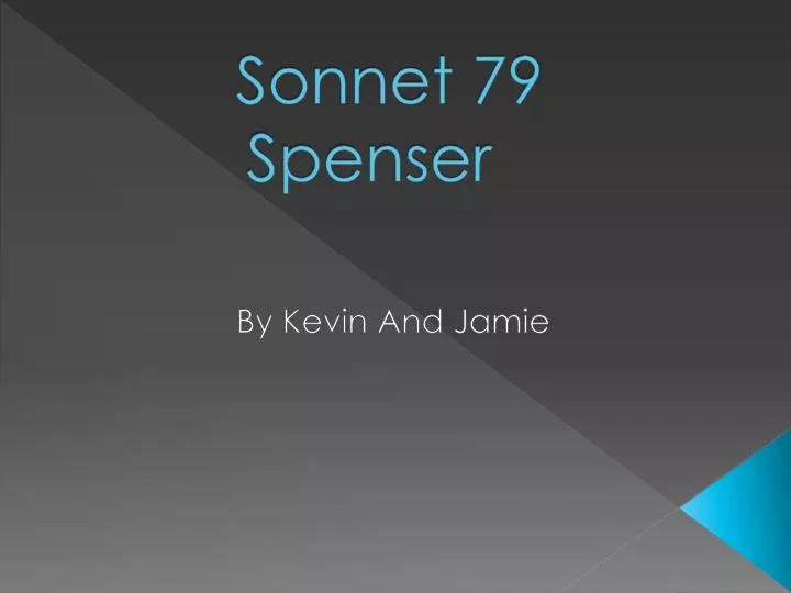 sonnet 79 spenser
