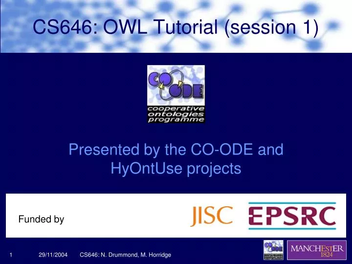 cs646 owl tutorial session 1