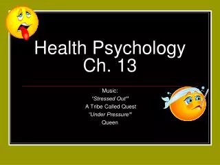 Health Psychology Ch. 13