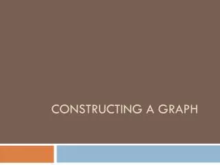 constructing a graph