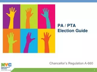 PA / PTA Election Guide