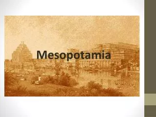 Mesopotamia