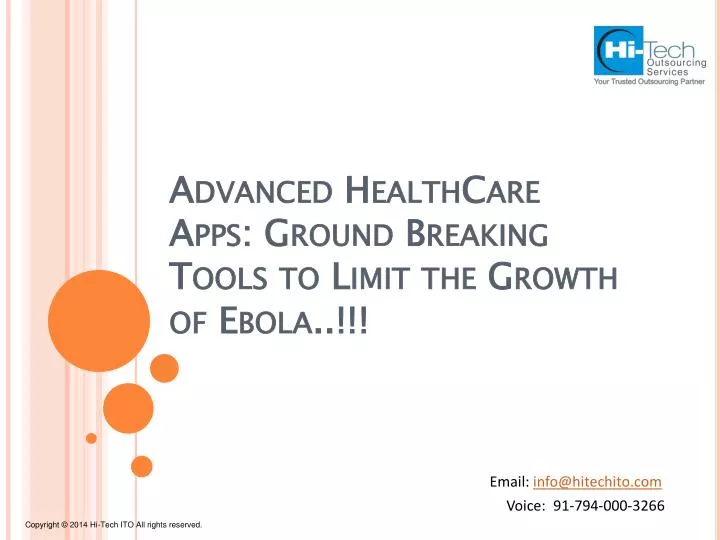advanced healthcare apps ground breaking tools to limit the growth of ebola