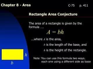 Chapter 8 - Area