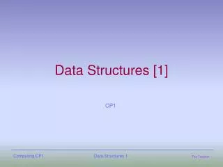Data Structures [1]