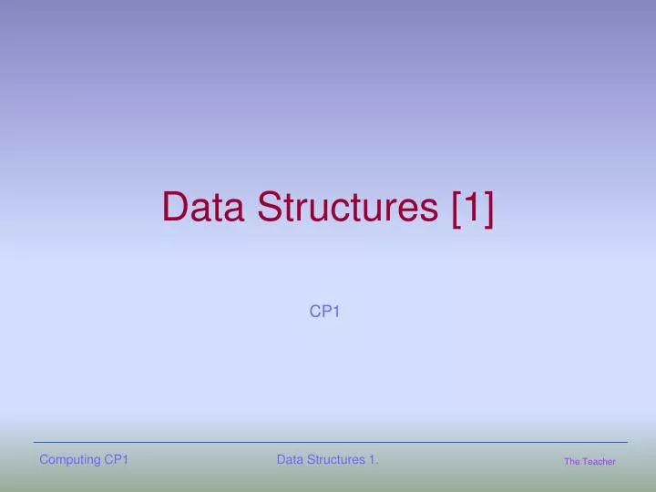 data structures 1