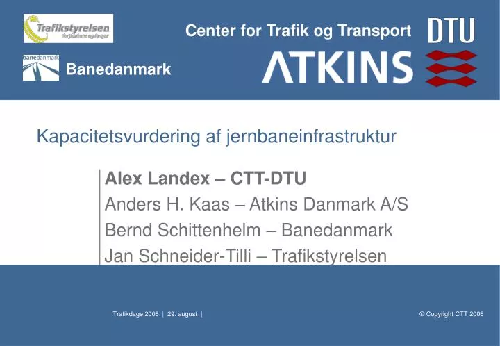 kapacitetsvurdering af jernbaneinfrastruktur