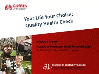 Your Life Your Choice: Quality Health Check