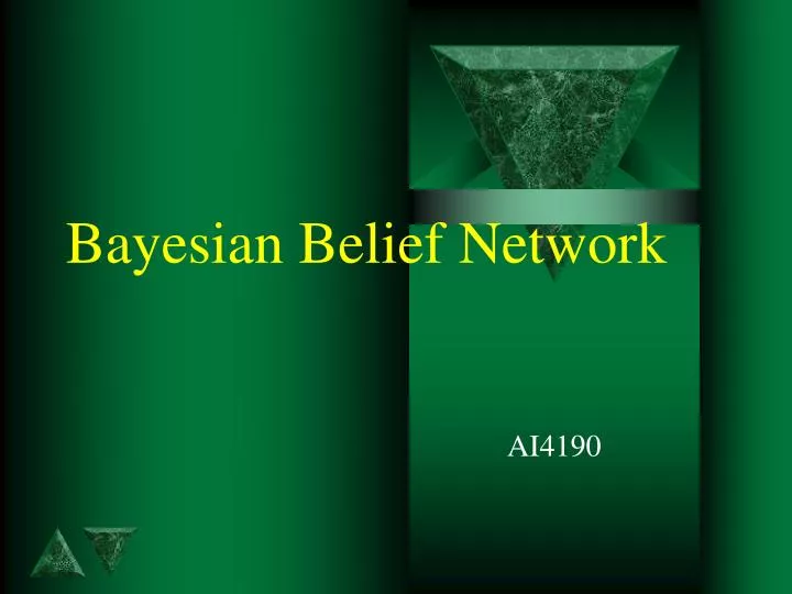 bayesian belief network
