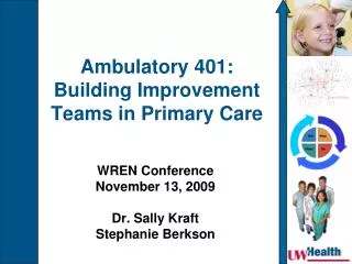 Ambulatory 401: Building Improvement Teams in Primary Care