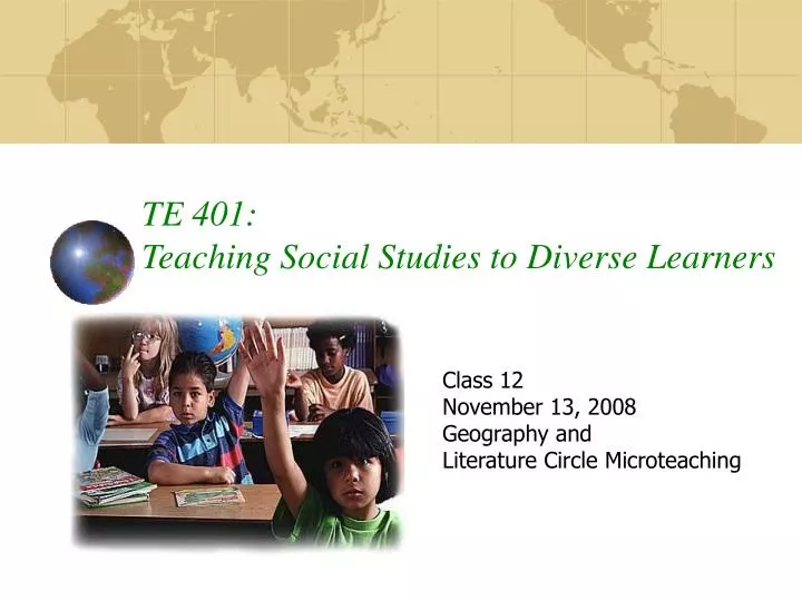 te 401 teaching social studies to diverse learners