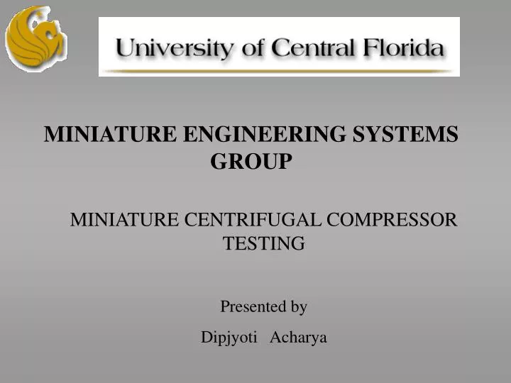 miniature engineering systems group